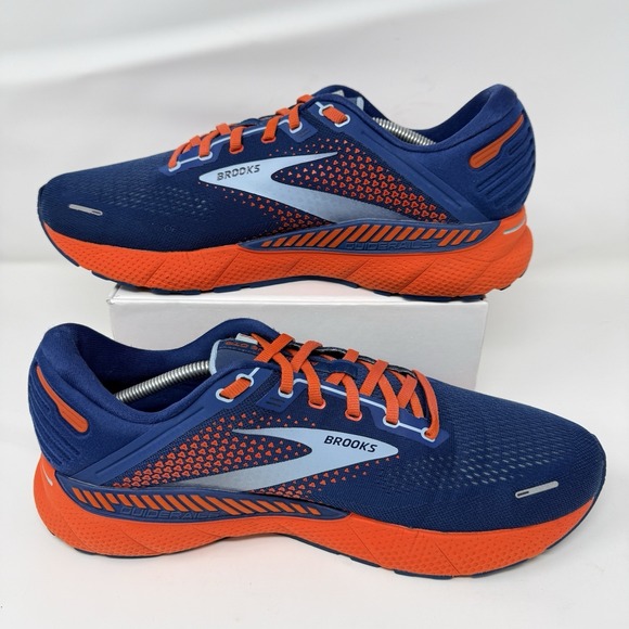 Brooks Adrenaline GTS 22 Men 12.5 Blue Orange Running Shoes No Insoles Stability main image 8